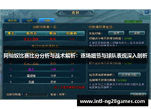 阿仙奴比赛比分分析与战术解析：逐场细节与球队表现深入剖析